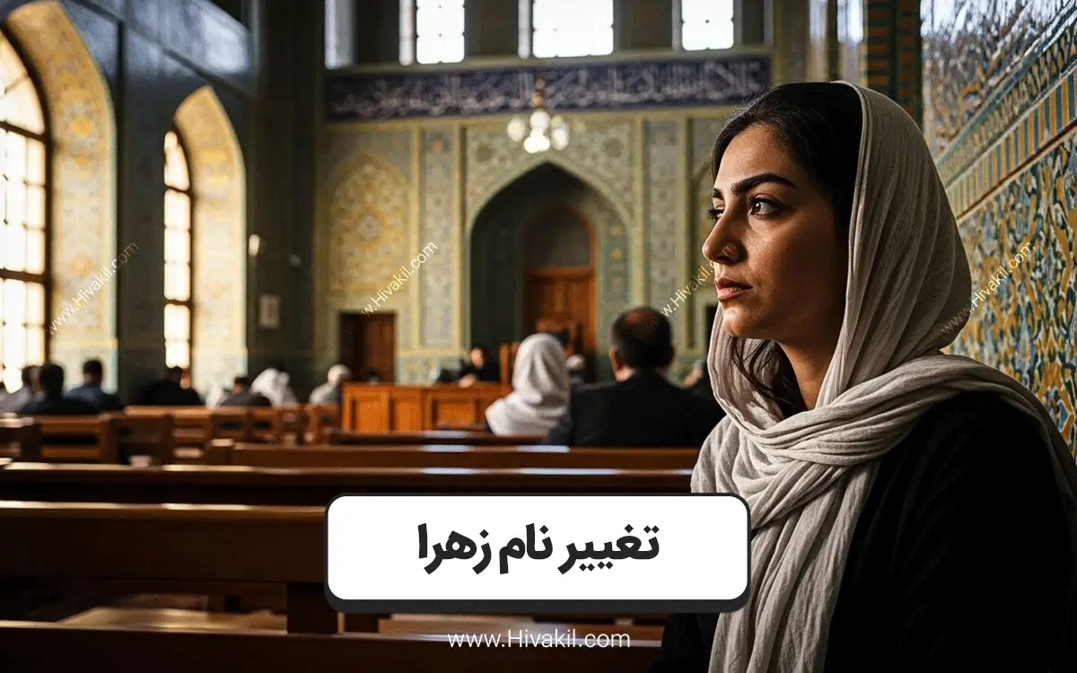 تغییر نام زهرا