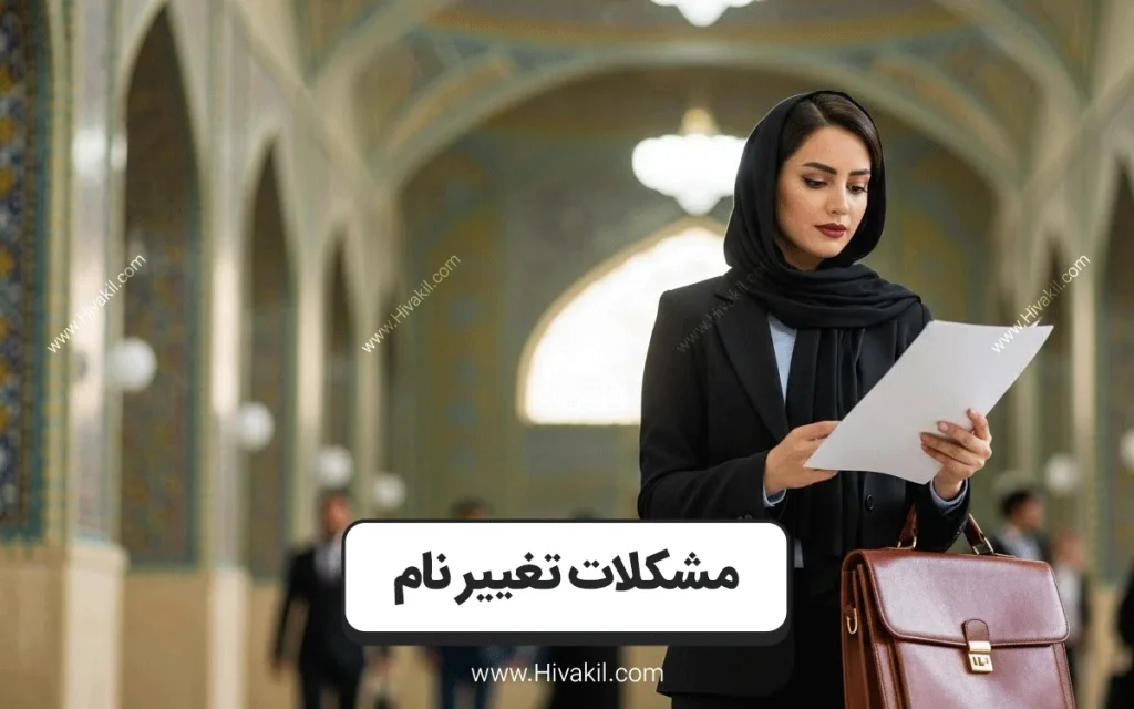 مشکلات بعد از تغییر نام